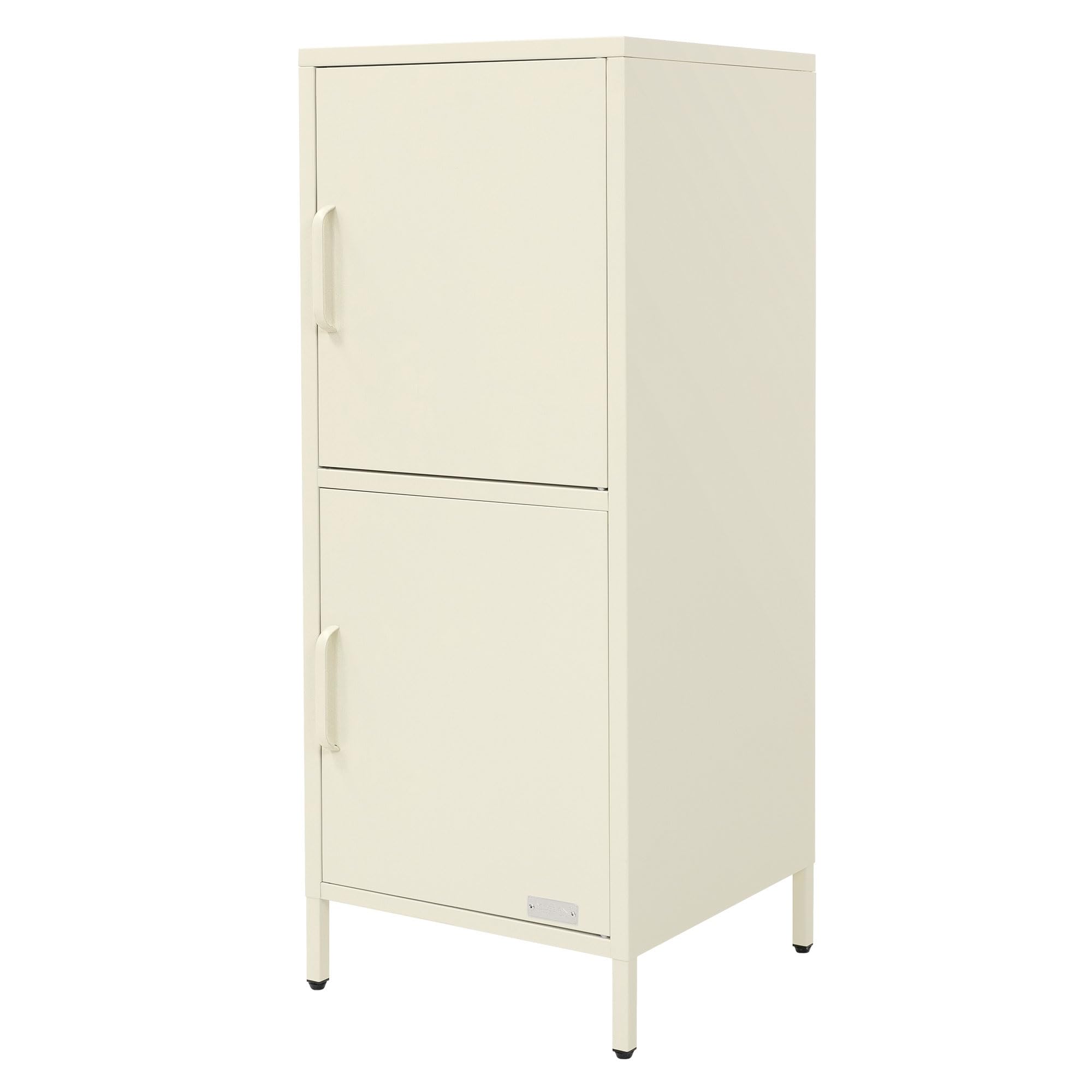 ML-Design szafka metalowa krem 40x101,5x40 cm biurowa z 2 drzwiami regulowane pólki wielofunkcyjna do przechowywania dokumentów ksiazek teczek akcesoriów biura i domu funkcjonalna praktyczna