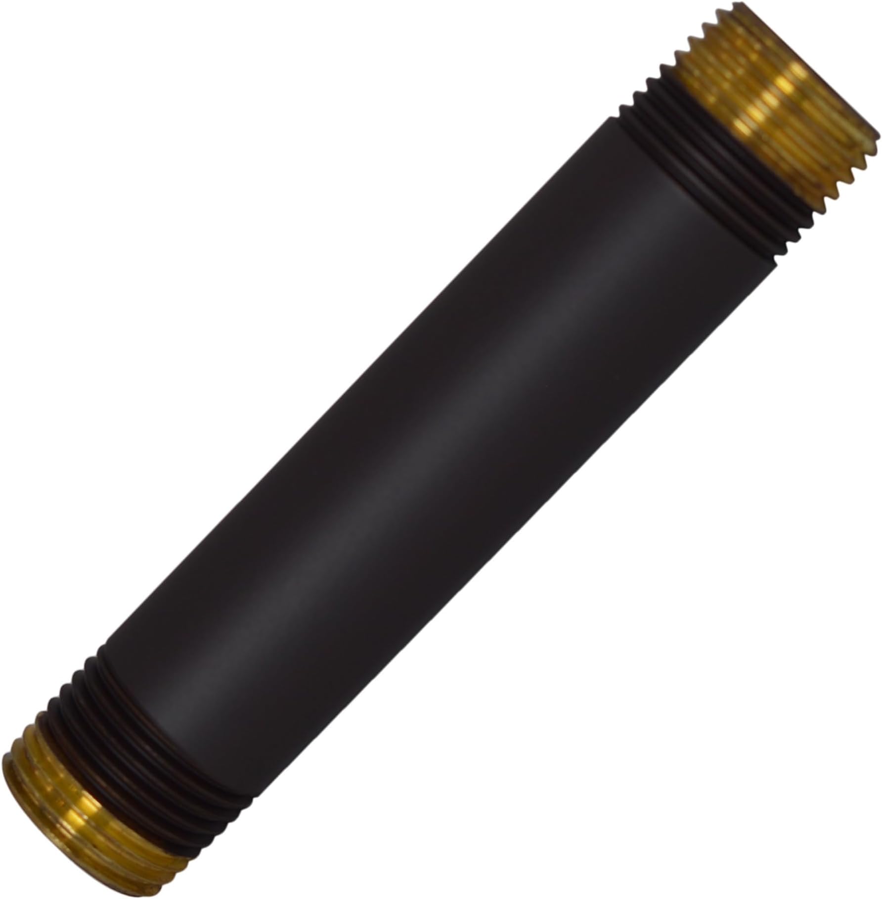 Westbrass D12104-62 ½” x 4" IPS Brass Pipe Nipple, Matte Black