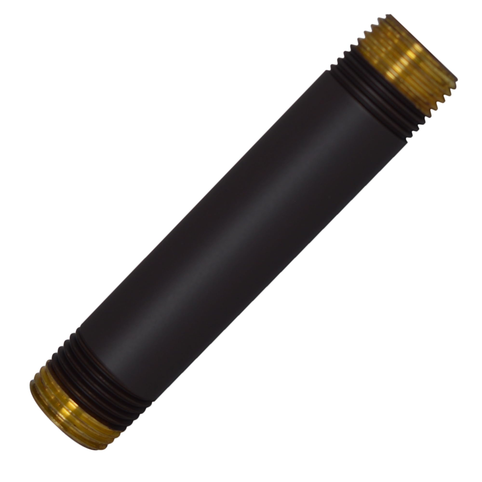 Westbrass D12104-62 ½” x 4" IPS Brass Pipe Nipple, Matte Black