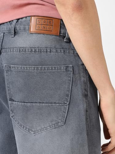 Image of Urbano Fashion Men Mid Rise Loose Jeans