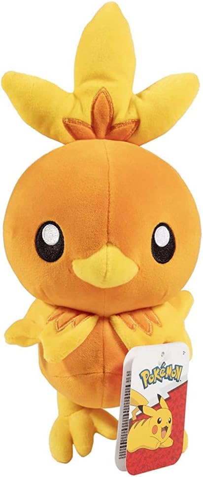 Pokémon 8" Torchic Plush - Officially Licensed - Ruby and Sapphire Starter Figure - Authentic Soft Stuffed Animal Toy - Gift for Kids, Boys, Girls - 2+