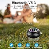 Bluetooth Shower Speaker, 2025 Portable Speaker Bluetooth 5.3 with HD Deep Bass, Built-In Mic, Mini Wireless Speaker IP7 Waterproof with Suction Cup LED Display, RGB Lights for Outdoor Bathroom, Party - Image 6