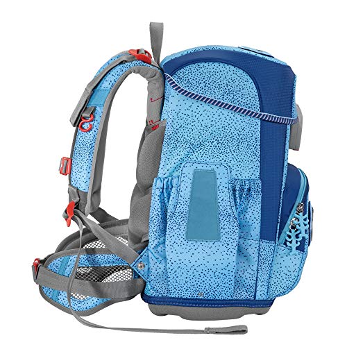 Step by Step Schooltassenset Cloud "Wild Horse" 5-delig, blauw, paardendesign, ergonomische tornister met reflectoren, in hoogte verstelbaar met heupriem voor meisjes vanaf de eerste klas, 19L - Image 4