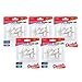 Pentel Hi-Polymer Non-Abrasive Latex-Free Eraser Caps, White, Pack of 50 (Bundle)