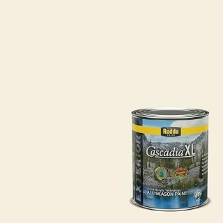 Rodda Paint CASCADIA XL Exterior Velvet Paint & Primer in One, Quart, Private White