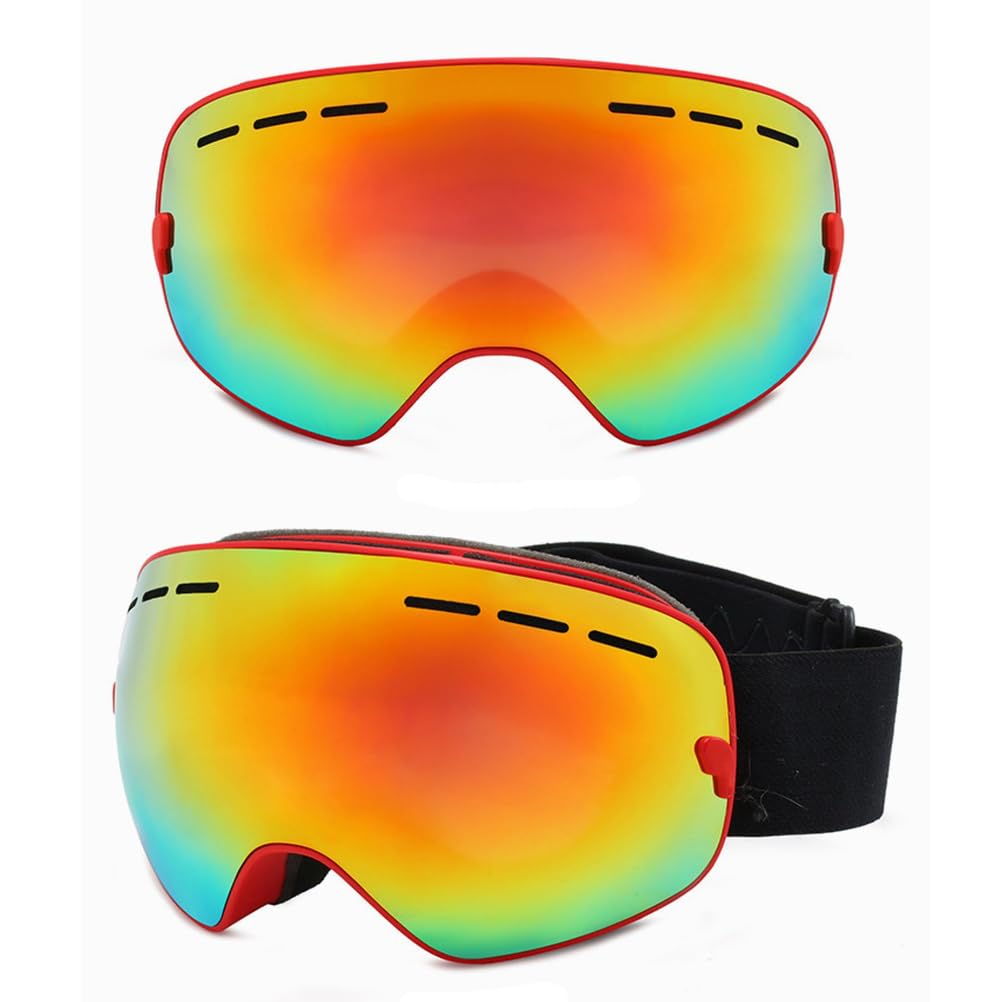 Lunettes De Ski pour Hommes Et Femmes Lunettes Sphériques pour La Neige en Hiver Lunettes De Snowboard pour Adultes Sports De Plein Air