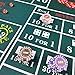 BALIKEN 36 x 72 Inches Roulette Table & Craps Table Top Casino Felt Professional Grade Mat