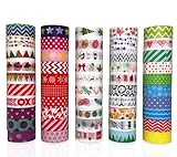 💙【Muti-use】Lovely entworfenes Band perfekt für Geschenkverpackung bastelklebeband bunt, Rahmen, Wände, Bücher, Tastaturen, Handwerk, Stifte; machen Mini-Flaggen für Cupcakes, können Sie dekorieren alles, was Sie wollen, wird es Ihnen einen kreativen und einzigartigen Look.