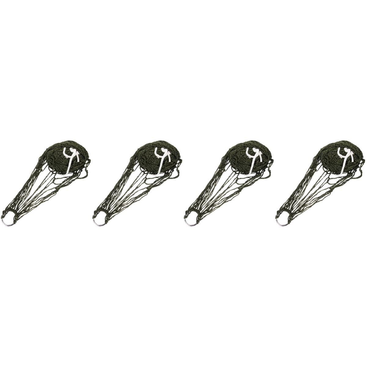 Hamac de camping dehors TOYANDONA en filet vert armée pour bivouac nature
