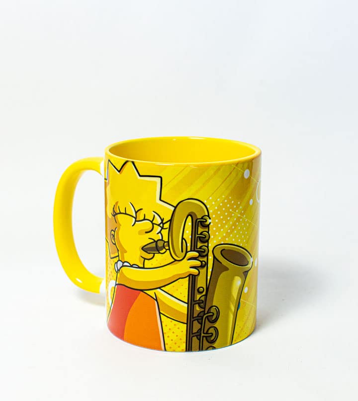 Tasse émaillée avec rayures jaunes | .cz