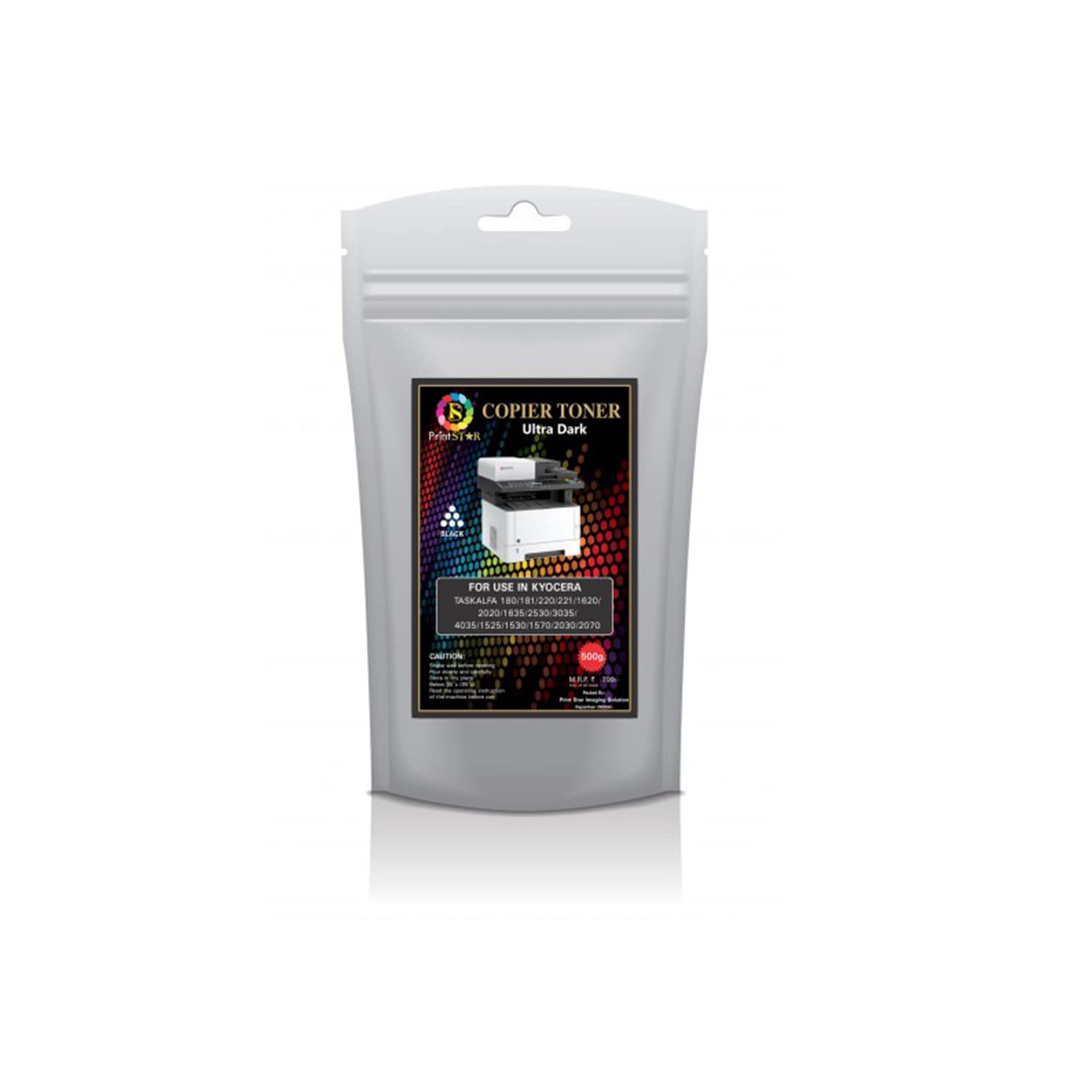 Print Star Copier Toner Powder for Kyocera Universal (Ultra Dark), Pack of 1 (500Gram) (B0BZZ2S5DG) Amazon Price History, Amazon Price Tracker