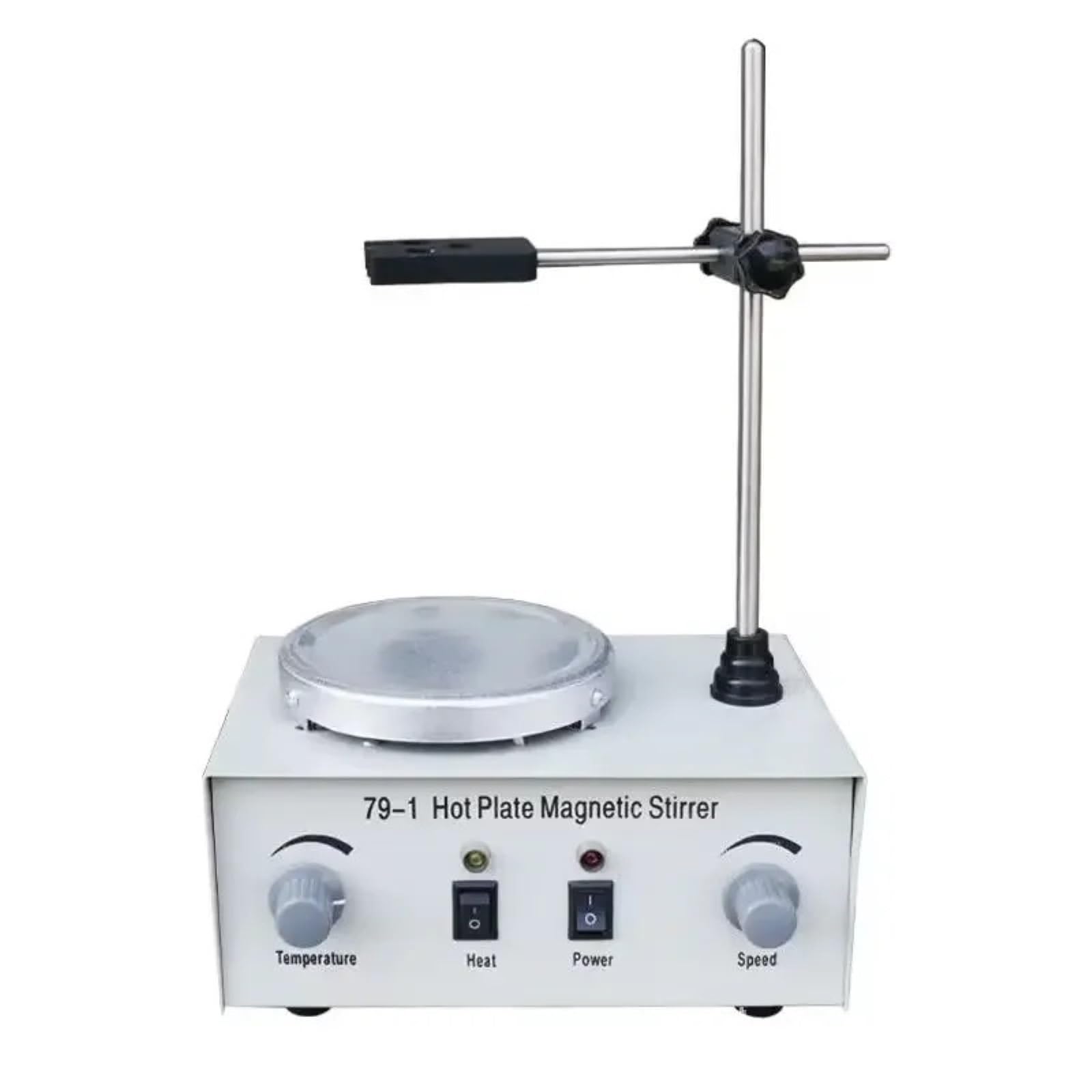 Agitatore automatico, 79-1 Agitatore magnetico riscaldante Piastra da laboratorio a doppio controllo 1000 ml 250 W