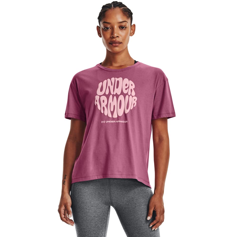 Under Armour Womens Grovey Wordmark Short Sleeve T-Shirt