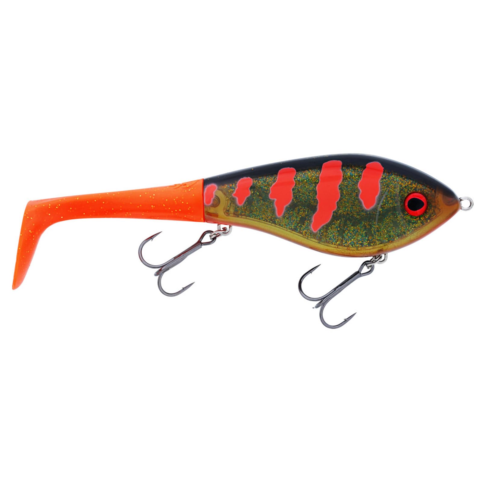 Westin Swim Tail Hybrid 12 cm 62 g Suspending 1 Body 2 Tails 3D Motor Oil Blood — image 1
