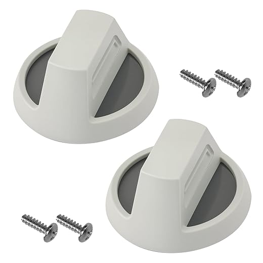 202133 Timer Knob Replacement for Speed Queen Washer Dryer, 202883 AP5183626 2024921 Timer Control Knob Assembly Parts for Washing Machine Dryer Timer Knob Repair Quick and Easy - 2 Pack