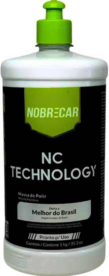 Massa de Polir Nc Technology 1Kg Micro Abrasivos Hibridos Nobrecar
