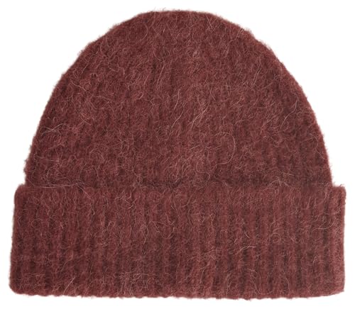 Everlane - Plush Alpaca Beanie - Merlot OS