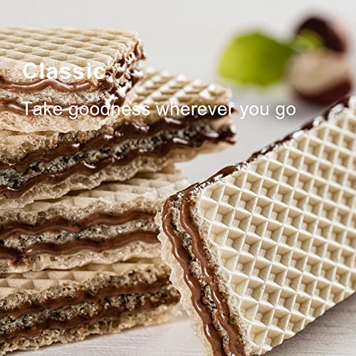 Image of Loacker Classic Hazelnut Cream Wafer Cookies, 12-Pack, Non-GMO