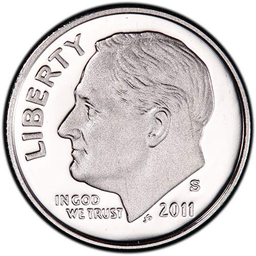 2011 S Silver Proof Roosevelt Dime Dime Choice Uncirculated US Mint