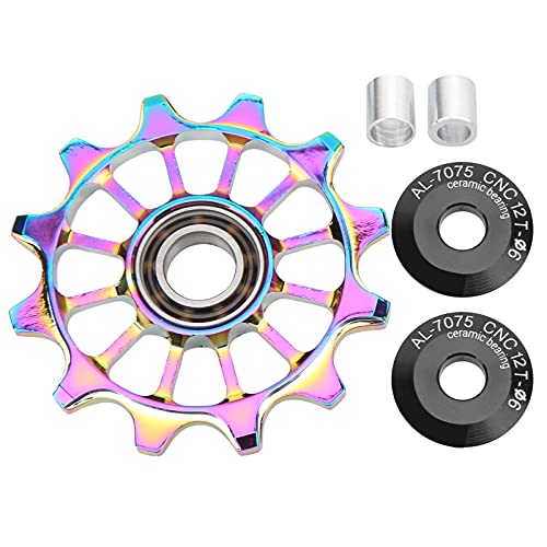 Poulie de dérailleur arrière anti-friction roue de guidage céramique alu