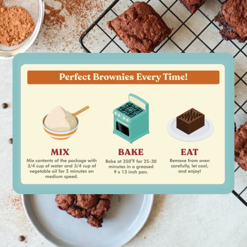 Amazon Com Lehi Mills Double Fudge Brownie Mix 2 Pound Pack Of 2 Grocery Gourmet Food