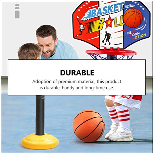 STOBOK Jogo de Basquete Com Pontuação Fácil E Ajustável Levantável Brinquedo de Basquete Interno Min