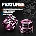XOUX AX-C BMX Axle Nuts 10MM, Pink