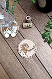  Posavaso Dobby - Madera - Colección HP