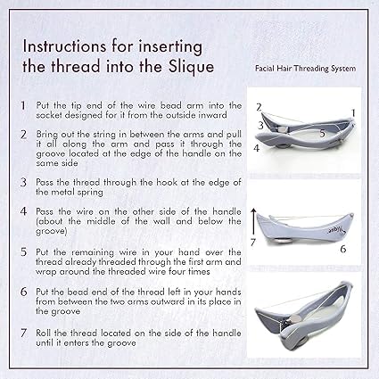 RENARSH Eyebrow Threading Tool | Painless Facial Hair Remover for Women & Men | Slique Self Threading Kit for Eyebrows, Face & Body | Precise, Cordless & Easy to Use Threading Machine (Unisex) - Image 3 thumbnail
