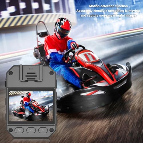 ciciglow 4K Police Body Camera, 1080P HD WiFi Body Worn Camera with Back Clip, Waterproof Mini Wearable Body Cam with Night Vision Motion Detection - Image 6