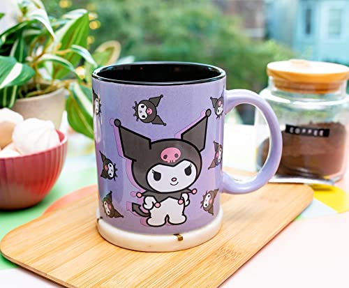 Toynk Sanrio Hello kitty and friends Kuromi Purple Ceramic Mug - Image 4