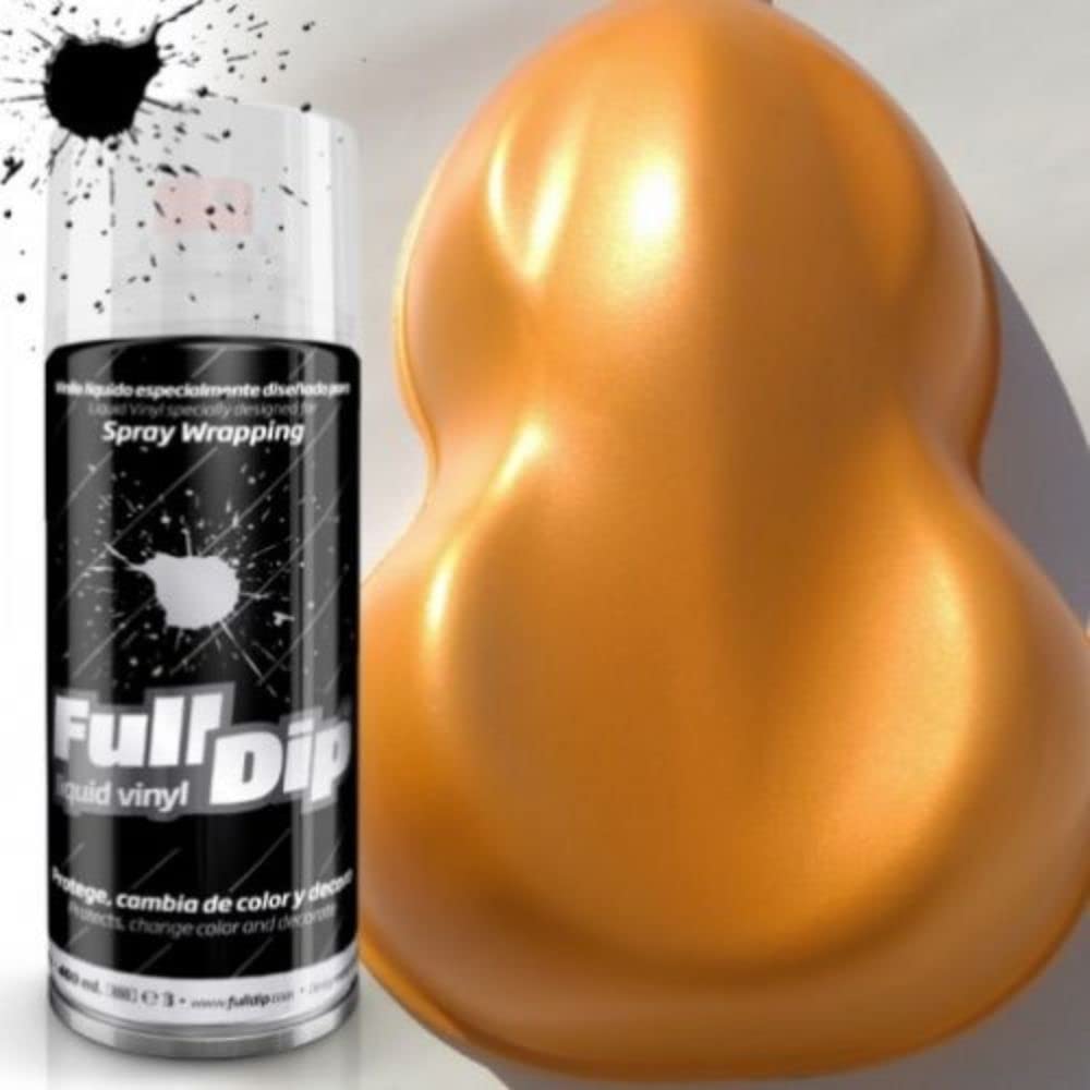 AutoFullCar Pack Sprays Full Dip Candy arancione lucido con base nera