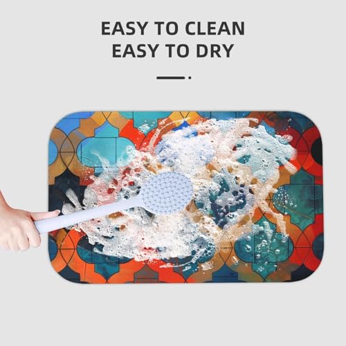 Tapis de salle de bain diatomées séchage rapide et ultra absorbant - 7