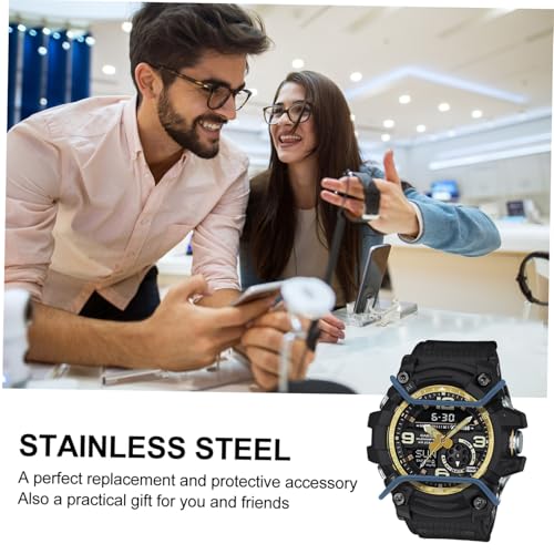 Protector de pantalla para reloj de acero inoxidable con bumper compacto 5