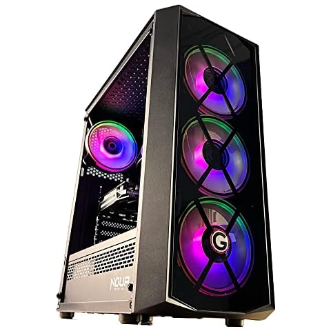 Ordenador de sobremesa Gaming RGB GOLOOK Intel i7 16 GB SSD 240 GB + HD 1 TB Cover