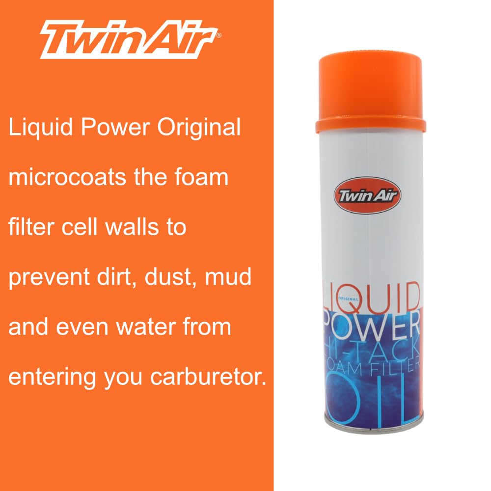 Liquid Power Twin Air 500 ml - Olio Spray Rigenero filtri aria in spugna