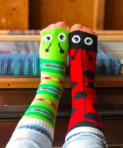 Pals Cool Outdoor Mismatched Animals Adult Socks, Durable & Cozy Pairs for Men and Women, Funny, Crazy, & Funky, 1 Pair3
