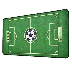 Seagull flight of fashion Large Extended Mouse Pad XXL with Non-Slip Rubber Base, Stitched Edge Mouse Mat for Laptop, Computer & Desk – 60 x 30 x 0.2 cm – Football