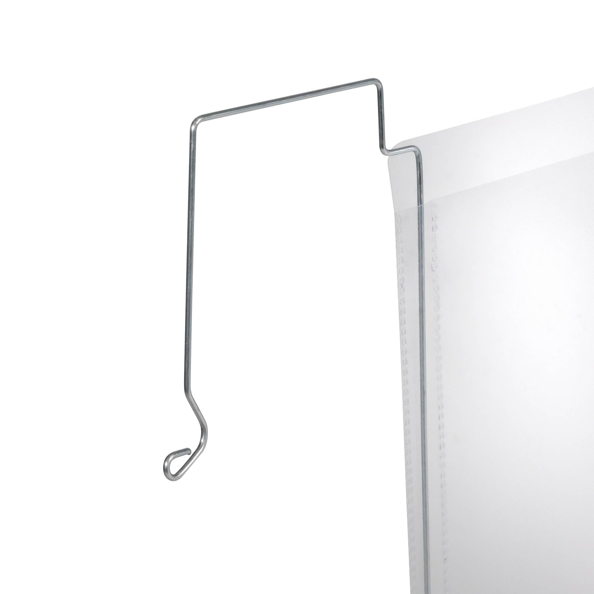 Durable Drahtbügeltasche A4 quer PP, Etikettenhalter transparent, 50 Stück, 118519