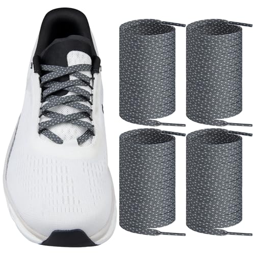 Image of Endoto 2 Pairs Shoe Laces for ON CloudMonster, 7MM Flat Shoelaces Replacement Women Men Sneakers Strings
