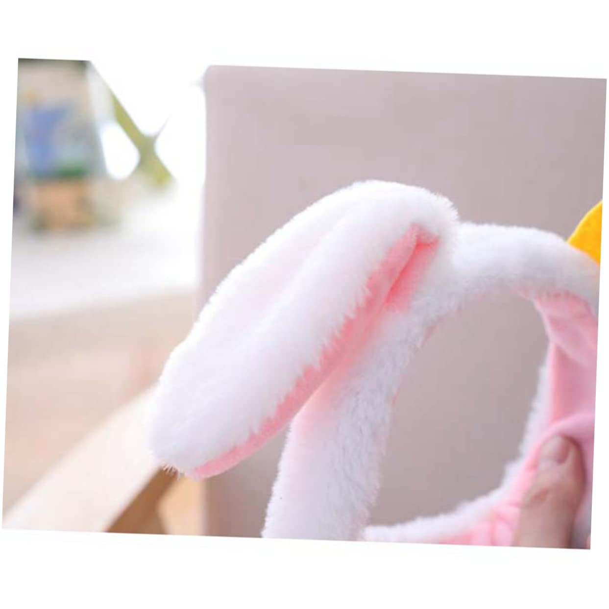 2 Diademas De Peluche Con Orejas Móviles De Animal Para Fiestas Y Eventos.