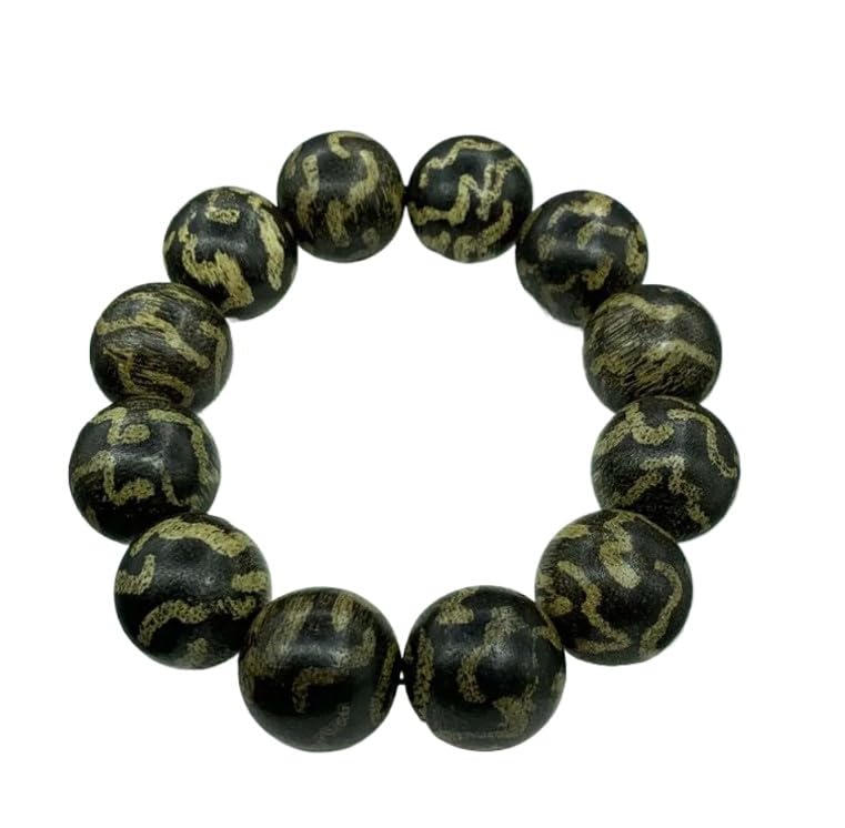 Bracelet en bois d'agar du Cambodge contre le stress quotidien