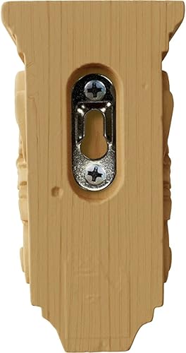 Miniatura 8 de Ekena Millwork CORW03X04X07ACAL - Ménsula pequeña de madera de acanto, 3 12 pulgadas de ancho x 4 pulgadas de profundidad x 7 pulgadas de alto, aliso