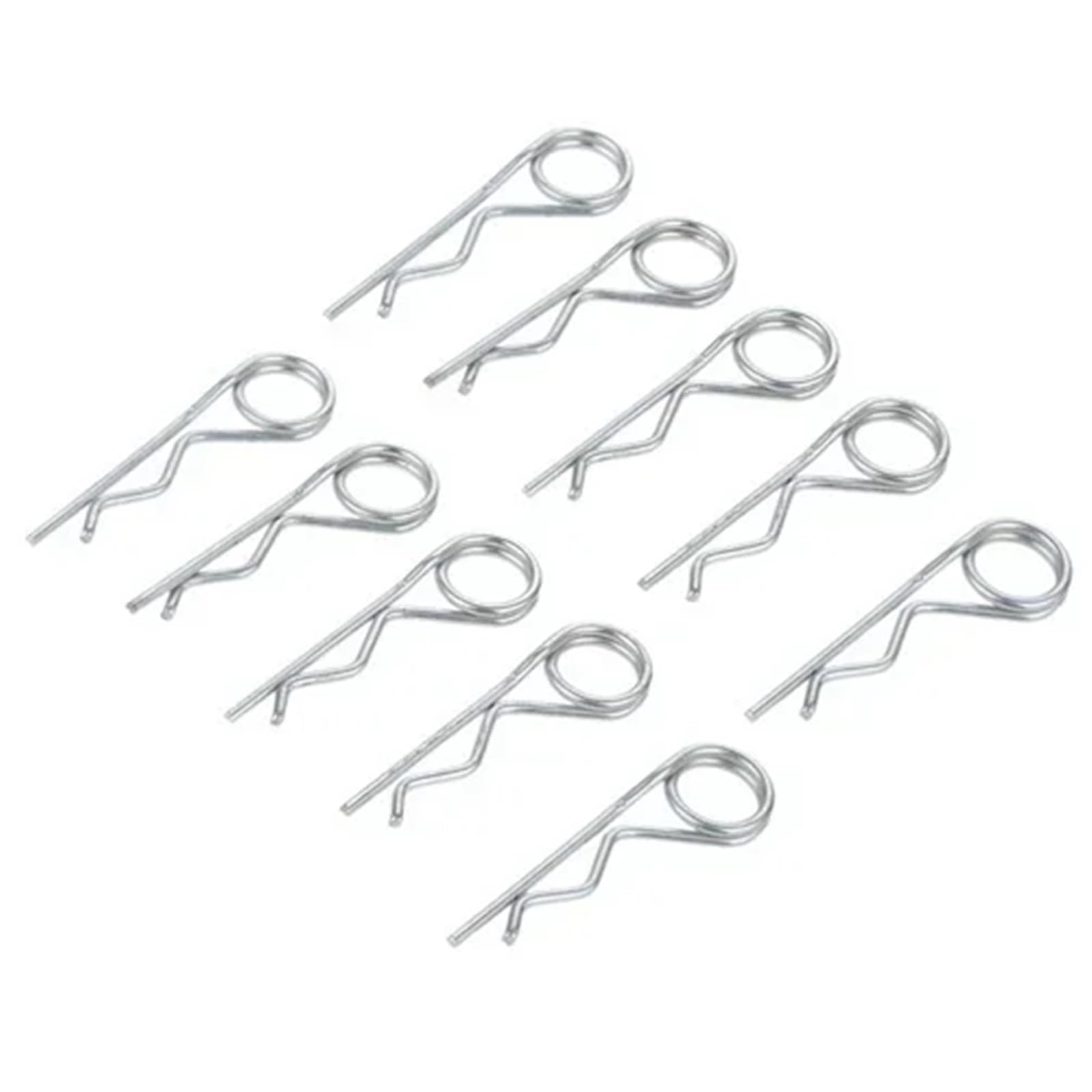 Splint aus Edelstahl 304, Splinte, Stahl-Doppelring-R-Clip-Halterung for Anhängerkupplung, mehrere Größen(2x50mm 200pcs)