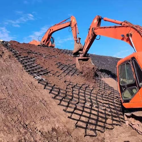 Géogrille de stabilisation de sol et gravier grand format 4x6m pour aménagement - 2