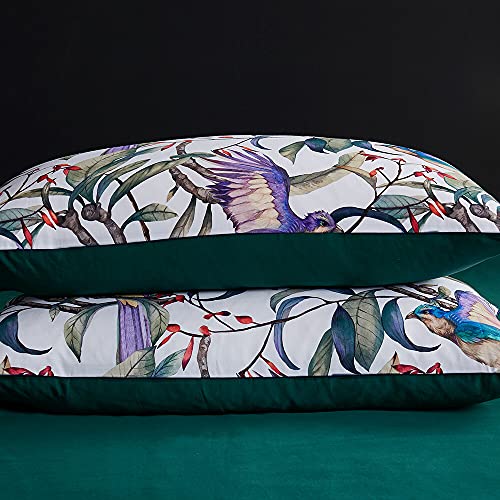 Cupocupa Duvet Cover King Size Set Boho Floral Pattern King Duvet Cover Set For King Size Bed Vintage Soft Bedding Leaf Print Paisley Duvet Cover With Pillowcases #TOP4