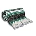 YogaAccessories Traditional Mexican Yoga Blanket ( Teal Green)