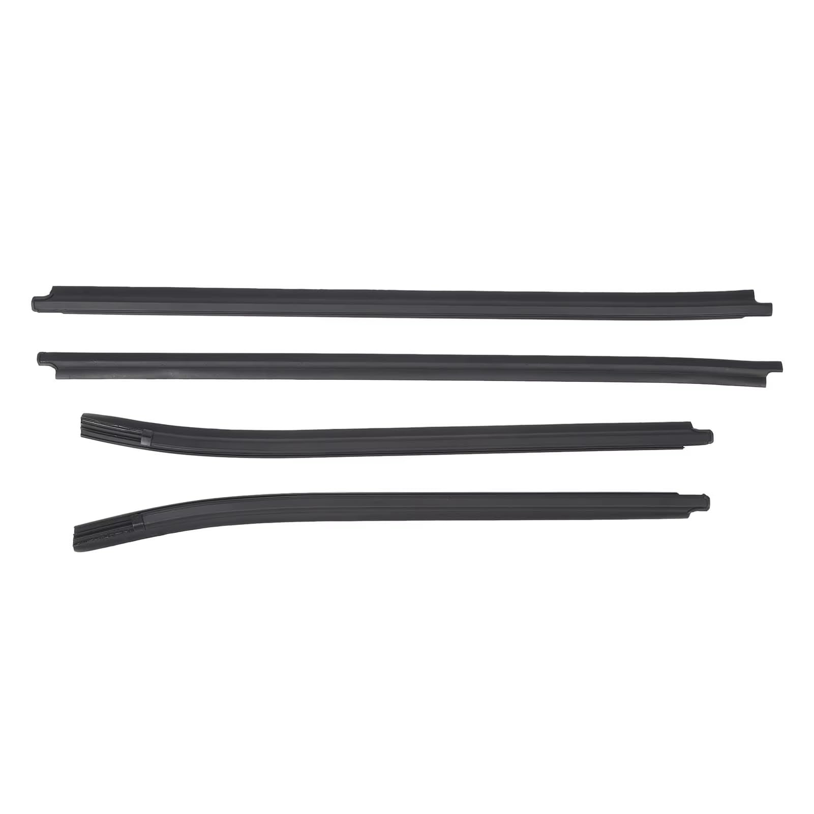 Car Weather Stripping Compatible with Toyota for Hilux SR5 for VIGO MK6 Pickup 2005-2015 4PCS Car Window Weatherstrip Seal Belt Moulding Trims 68161 0K010