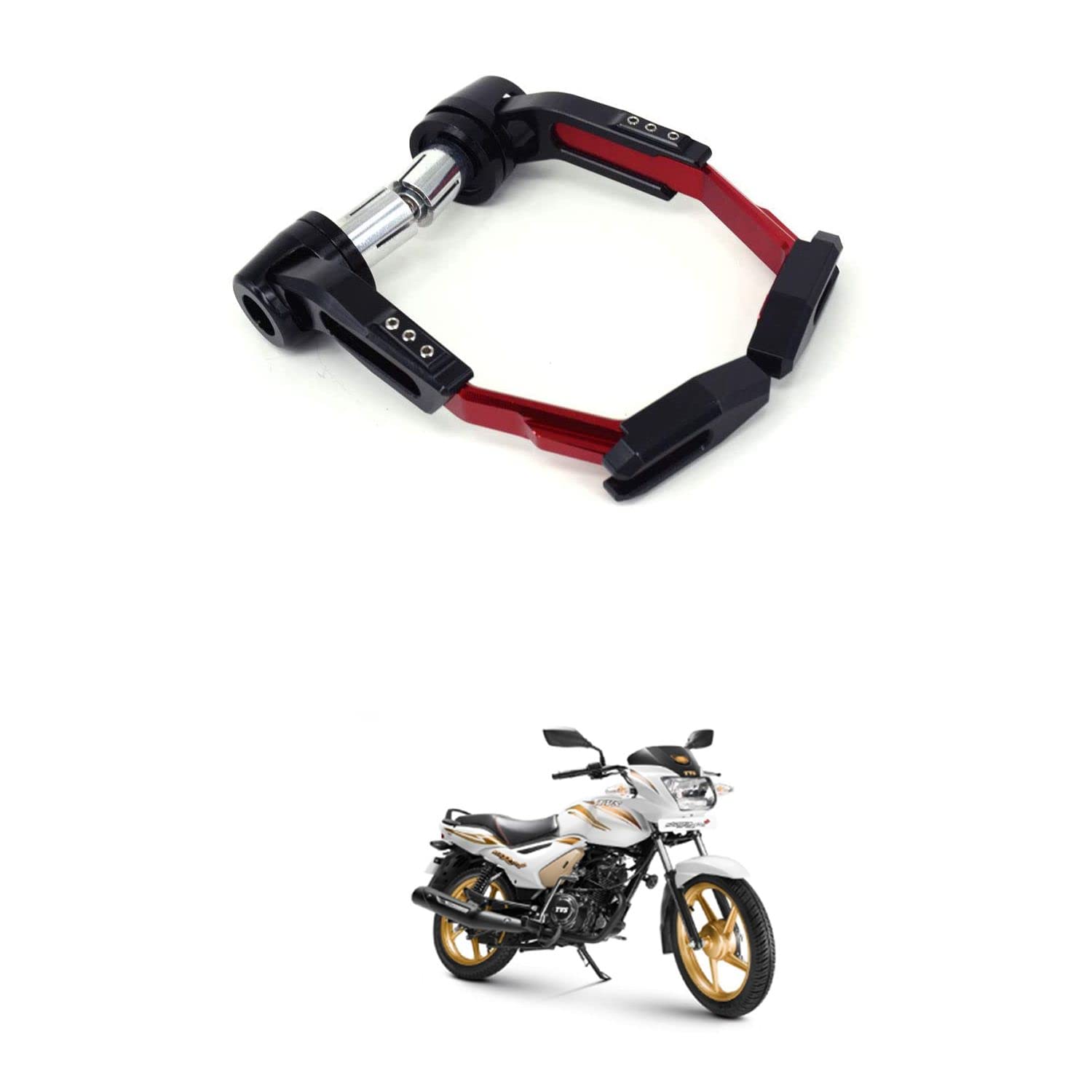 PRIKNIK Motorcycle Handlebar Lever Protectors Fit for Motorcycle Lever Guards, UniV-ersal Aluminum Alloy Brake and Clutch Lever Guards Compatible with T-VS Star C-ity Plus-image-31