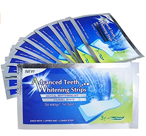 Professional Mint Flavor Advanced Teeth Whitening Strips for Sensitive Teeth